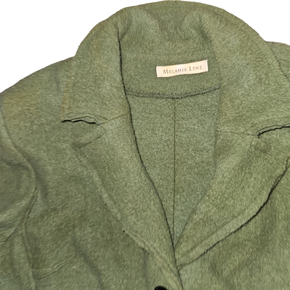 Melanie Lyne Green Wool Jacket - Picture 7 of 14